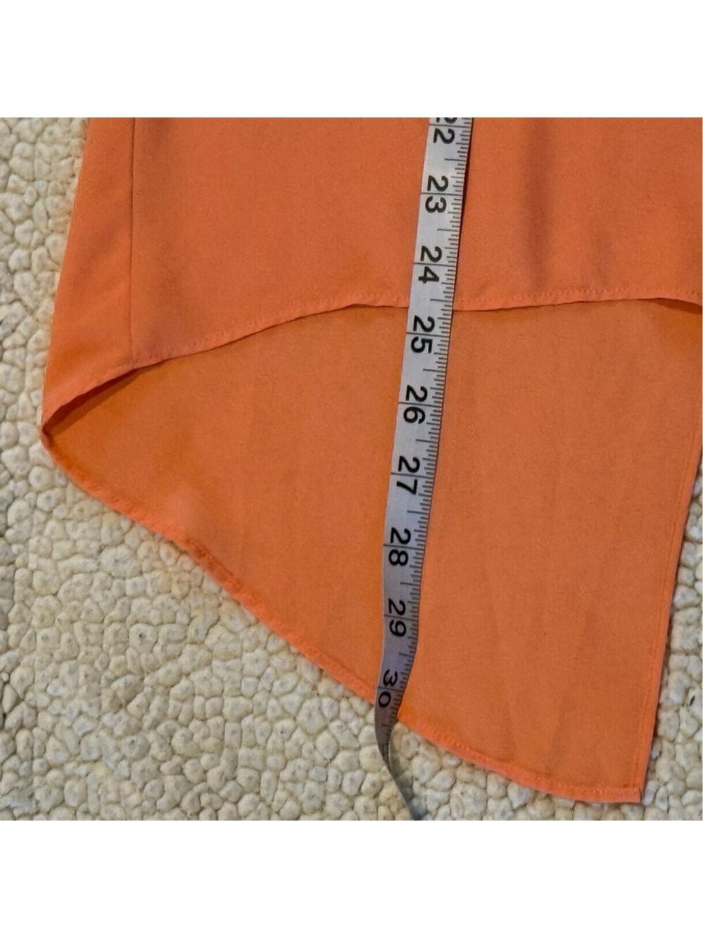 Mossimo Orange Split Back Tank Top M | Flowy Lightweight Summer Top - Picture 13 of 15